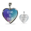 Load image into Gallery viewer, Let Stars Fill Your Sky Heart Necklace