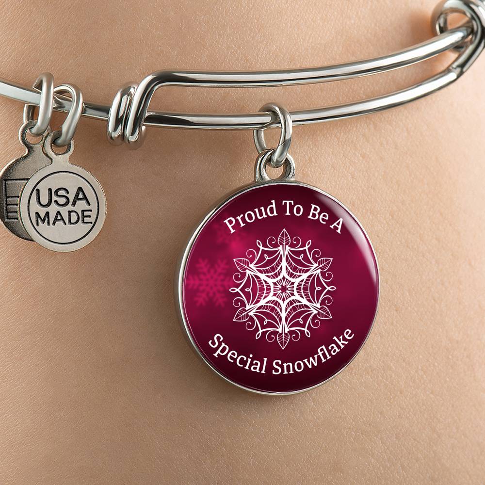 Proud To Be A Special Snowflake Bracelet