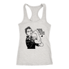 Load image into Gallery viewer, Stay Home, Stay Safe, Stay Strong, Save Lives Racerback Tank
